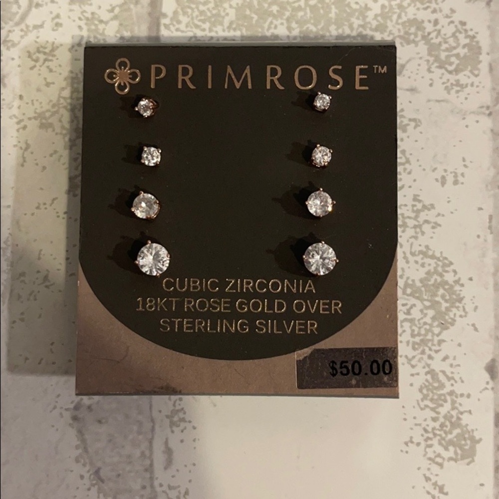 Primrose 18k Rose Gold Plated Earrings 25$